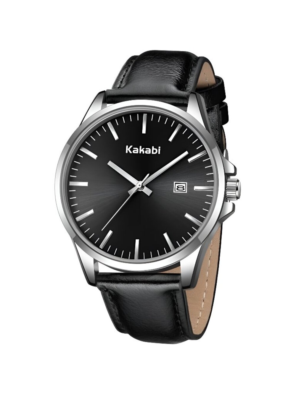 Watches for Men, Minimalist Fashion Mens Leather Strap Watch, Classic Analog